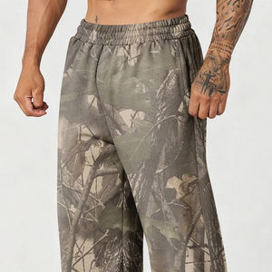 Nouveaux pantalons de jogging athlétiques à séchage rapide de Best Factory, design camouflage, coton, taille haute, pantalons cargo, vêtements de sport décontractés pour hommes, vente en gros - Product Image 6