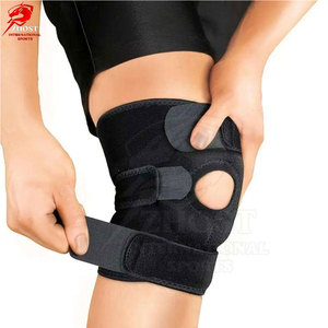 Sangles de genou robustes, conception de compression de qualité supérieure, support flexible, matériau doux et confortable pour la musculation, les squats et le fitness - Product Image 5