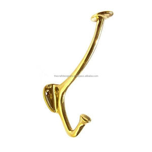 Gancho de latón antiguo para pared y puerta, multifuncional, para llaves, toallas, ropa, accesorios de metal. - Product Image 6