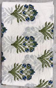 Tissu en coton Jaipur Sanaganeri, tissu imprimé au bloc, tissu imprimé à la main, tissu indien pour robes, fournisseur de tissus en gros - Product Image 3