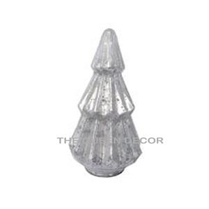 Premium Sets 3 Metal Modern <b>Tree</b> Ornament With Santa LED Lighting Reactive Glaze Christmas Winter Nordic Home Decor Accessories - Product Image 4