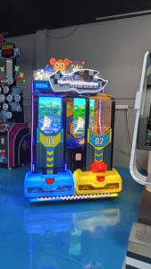 Machine d'arcade de course automobile Cat and Mouse Twin, commerciale, à monnayeur, 2 joueurs, simulateur de conduite de dessin animé, jeu vidéo - Product Image 2