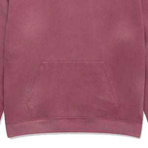 Sweat à capuche pour homme, hiver, délavé à l'acide, manches longues, couleurs unies, avec poche, 100% coton molletonné, écologique, respirant, OEM - Product Image 6