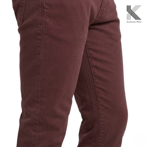 Pantalon chino homme coupe ajustée sur mesure - Pantalon en coton bi-extensible VION de qualité supérieure, doux comme de la pêche - Fabricant OEM de marque privée - Product Image 2