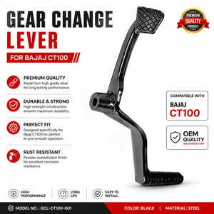 Levier de changement de vitesse OEM pour moto Bajaj CT100, pédale de changement de vitesse en acier, pièce de rechange - Product Image 2