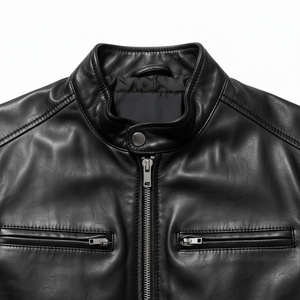Fashion Clothing <b>Leather</b> <b>Jacket</b> For <b>Men</b> High Quality <b>Leather</b> <b>Jacket</b> Customized Logo <b>Leather</b> <b>Jacket</b> - Product Image 2