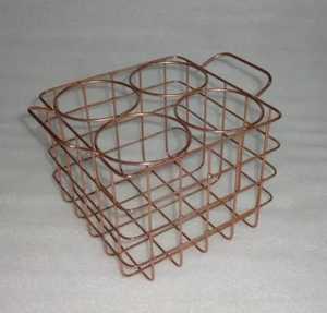 Panier de rangement rectangulaire de luxe en fil métallique doré pour serviettes de salle de bain, organisateur de garde-manger, bac de rangement pour placard, et panier de rangement de table - Product Image 6