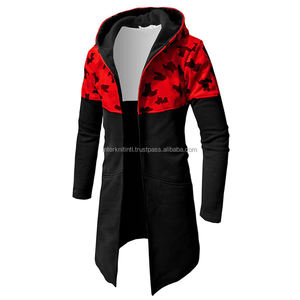 Sweat à capuche d'hiver pour homme en tissu polaire polyester/coton respirant, écologique, coupe oversize, streetwear décontracté, brodé - Product Image 6