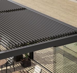 ระบบหลังคาเพอร์โกลาอะลูมิเนียม |   โครงสร้างกลางแจ้งป้องกันสนิมสำหรับสวนและวิลล่า CNW ALUMINUM VIETNAM - Product Image 4