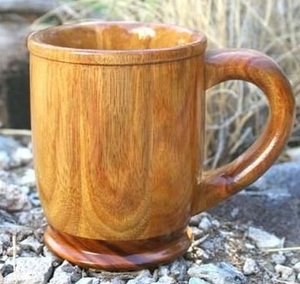 Taza de Madera Natural Hecha a Mano, Ecológica, Rústica, para Café, Té, Cerveza y Jugos - Product Image 4