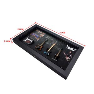 Marco de Música Rectangular Black Sabbath de 7.8 x 13.8 Pulgadas con Guitarra y Caja de Sombra de Vidrio para Regalos Musicales - Product Image 6