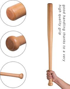 Bate de Béisbol de Madera, 28'', 30'', 32'', 34'', Ligero, Tamaño Completo, Juvenil, Adulto, Bate de Béisbol de Madera Largo - Product Image 1