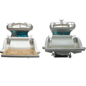Modèle de bateau en bois Premium Azimut 64 Flybridge |   Yacht de luxe au meilleur prix |   Meilleur bateau en bois artisanal, yacht de luxe à expédier - Product Image 5