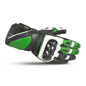 Nouveaux modèles de gants de motocross unisexes à cinq doigts en cuir véritable imperméables compatibles avec les écrans tactiles personnalisés de haute qualité - Product Image 2