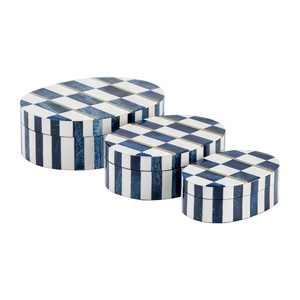 Handmade Indian Luxury Classic Jewelry Storage Box Customized Bone Inlay Multifunctional Eco-Friendly Stackable Villa Bedroom - Product Image 5