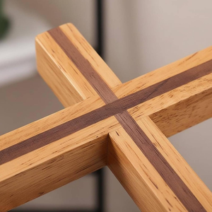 Cruz Cristiana de Madera para Colgar en la Pared, Decoración para Iglesia, Sala de Oración, Hogar, Capilla, Sala de Estudio Bíblico, Sala de Estar, Dormitorio, Regalo - Product Image 5