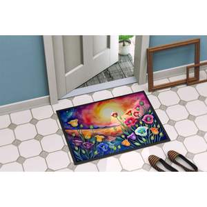 Lisianthus Color Non-Slip Indoor/<b>Outdoor</b> <b>Door</b> <b>Mat</b> 24H X 36W Low Pile Washable Rugs for Entryway Front <b>Door</b> - Product Image 4