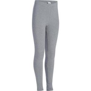 Leggings gris pour femmes en spandex/polyester, taille haute élastique, grande taille, coupe ajustée, extensibles, décontractés, pour yoga, entraînement en salle de sport, longueur intégrale - Product Image 1