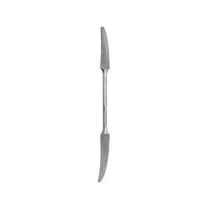 เครื่องมือขูดกระดูกแบบสองด้าน Putti Bone Rasp ทำจากเหล็กกล้าไร้สนิม สำหรับศัลยกรรมกระดูกและศัลยกรรมประสาท ใช้สำหรับการปรับรูปกระดูก ผลิตในประเทศปากีสถาน - Product Image 1