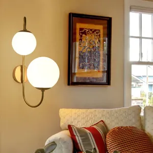 Lampe murale en métal de luxe pour la décoration intérieure moderne, chambre à coucher, salon, bureau et couloir, prix d'exportation mondial - Product Image 3