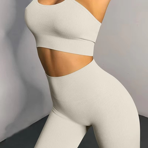 Leggings de yoga pour femmes, taille haute, couleur unie, légers, respirants, de haute qualité, vente en gros, dernier design - Product Image 4