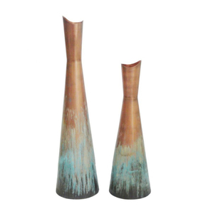 Vase moderne en aluminium avec un design perforé artistique pour une décoration intérieure sophistiquée - Product Image 5