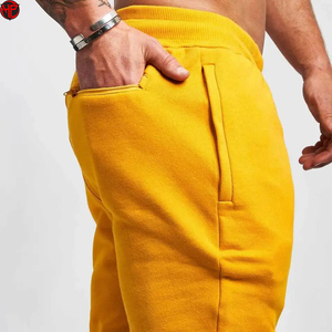 Shorts de jogging en coton pour hommes avec cordon de serrage, décontractés, athlétiques, avec poches, vente en gros, personnalisables, en coton épais 360 g/m², style vintage - Product Image 2