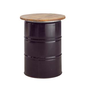 Bronze Handmade Hammered Drum Accent Side <b>Table</b> - Product Image 4