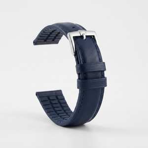 Bracelet de montre en cuir véritable de qualité supérieure, pleine fleur, souple, réglable avec boucle ardillon, pour hommes et femmes, vente en gros OEM - Product Image 3