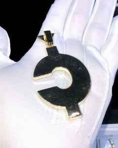 จี้เพชรโมอิสซาไนต์ VVS1 ชุบทอง 14k เงินแท้ 925 ประดับเพชรเต็มตัวอักษรแบบกำหนดเอง สร้อยคอคลาสสิก ของขวัญ - Product Image 2