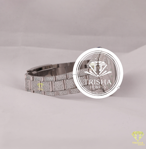 Reloj de lujo para hombre de acero inoxidable con artesanía premium y elegante esfera. - Product Image 1
