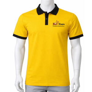 Camiseta polo de algodón de alta calidad para hombre con cuello y puños en contraste, camisa informal de manga corta y jersey sólido. - Product Image 1