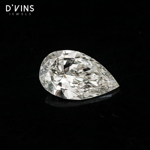 Diamants de laboratoire D'vins Jewels Laboratory 1ct 5ct couleur E, taille poire, cultivés en laboratoire CVD HPHT, en vrac pour la fabrication de bijoux - Product Image 2