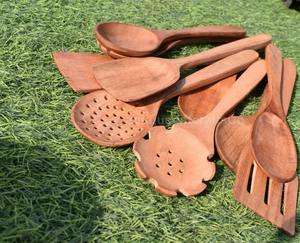 Natural Wooden Cooking and Serving Utensils Simple Flatware Set Fork <b>Spoon</b> Perfect for Kitchen And <b>Table</b> Use From India - Product Image 6