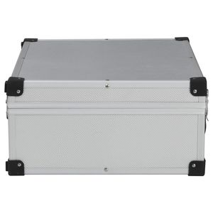 Maletín de Herramientas de Aluminio Plateado de 18.1"x13"x6.3", Estuche Resistente para Herramientas y Equipos - Product Image 5