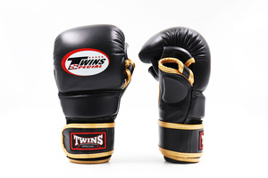 ถุงมือชกมวยหนังวัวคู่คุณภาพสูงสำหรับฝึกซ้อม MMA แบบปรับแต่งได้ น้ำหนักเบา สำหรับผู้ใหญ่ ฝึกซ้อม MMA แบบกำหนดเองได้ - Product Image 5