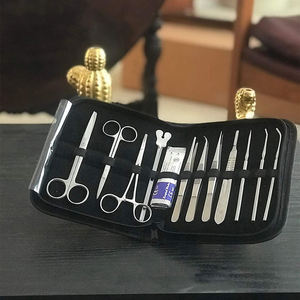 Kits de Cirugía de Alta Calidad, 12 Piezas, Acero Inoxidable Alemán, Tijeras, Pinzas, Fórceps, Kit de Disección Quirúrgica en Estuche, por Dentavex - Product Image 5