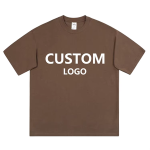 Camiseta al por mayor con cuello redondo, logotipo personalizado, manga corta, camiseta de algodón para hombre, para uso casual, uniforme de empresa, fabricante de ropa. - Product Image 1