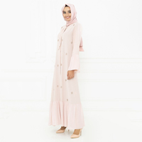 Hiyab Abaya de Alta Calidad, Personalizable, Ligero, Elástico en Cuatro Direcciones, Transpirable, Antiarrugas, Cómodo y Modesto para Mujeres Musulmanas