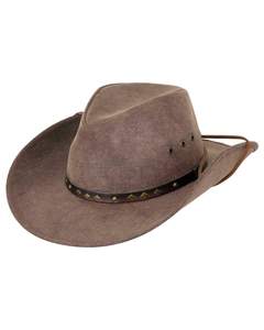 ELYSIAN INDUSTRIES Chapeau Fedora Classique en Cuir Véritable pour Homme - Ajustement Réglable, Chapeau d'Hiver Décontracté pour l'Extérieur, Broderie à la Main - Product Image 4