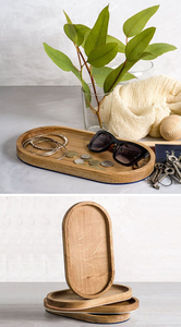 Plateau de service de luxe de haute qualité pour la décoration de la maison, matériaux naturels, plateau en bois écologique - Product Image 5