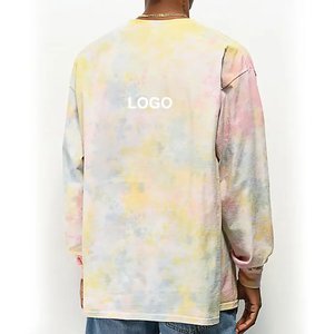 เสื้อสเวตเชิ้ตโอเวอร์ไซส์ปักลายโลโก้ตามสั่ง ผ้าเทอร์รี่เนื้อนุ่ม สไตล์สตรีทแวร์ ไหล่ตก ขายส่ง - Product Image 3