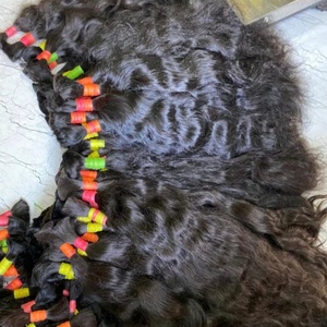 Paquetes de extensión de cabello humano rizado de alta calidad Indio virgen Remy solo dibujado - Product Image 5