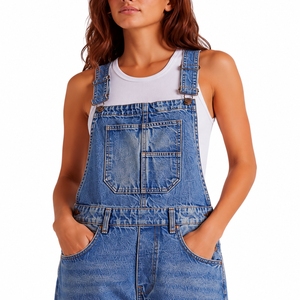 Salopette en jean bleu vintage pour femme – Élégante, confortable, durable, décontractée, de qualité supérieure - Product Image 5