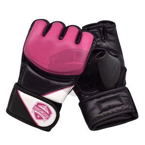 Guantes de MMA de Cuero de Alta Calidad, Antideslizantes, con Correa de Muñeca Ajustable con Gancho y Bucle, Colores Personalizados, Opciones Personalizables, MOQ Bajo, Boxeo - Product Image 2