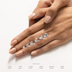 แหวนเพชรสีเงินสเตอร์ลิงรูปหัวใจชุบทอง S925ใหม่แหวนหมั้นรูปตัว D สีทองสำหรับเป็นของขวัญ - Product Image 4