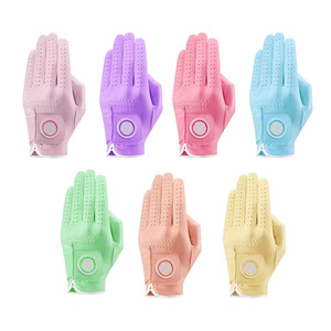 Golf <b>gloves</b> black men anti slip <b>grip</b> padded palm ergonomic fit sport performance wholesale - Product Image 6