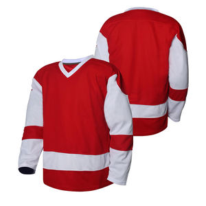 Camiseta de Hockey sobre Hielo, Tejido Resistente, Absorbente de Humedad, Transpirable, Estilo Clásico Retro Vintage, Diseño Informal - Product Image 3