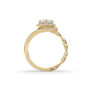 แหวนเพชรทรงกลมเจียระไนบริลเลียนต์ 1.43 กะรัต ทองคำแท้ 14K พร้อมใบรับรอง IGI สำหรับเป็นของขวัญแต่งงานและวันครบรอบ - Product Image 4