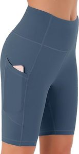 Women's <b>Leggings</b> Shorts High Waist Push up Solid Breathable Polyester Spandex Fitness Yoga Pants Casual <b>Workout</b> Phone <b>Pocket</b> - Product Image 4